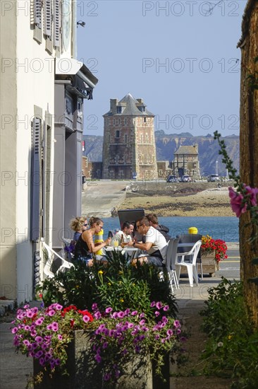 Port of Camaret-sur-Mer with tower Vauban on the peninsula Crozon