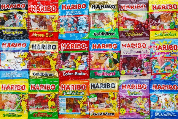 Haribo gummy bears gummy bears different varieties wallpaper