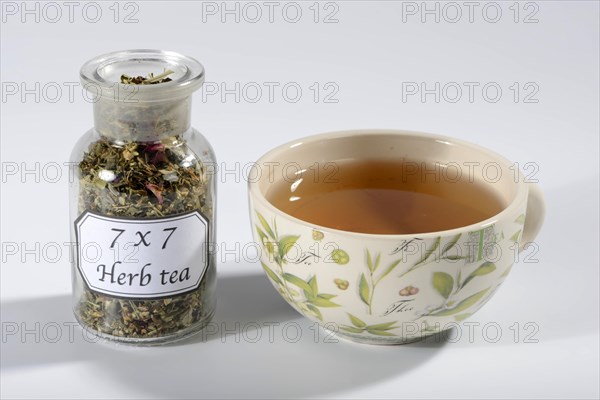 Cup 7 x 7 herbal tea