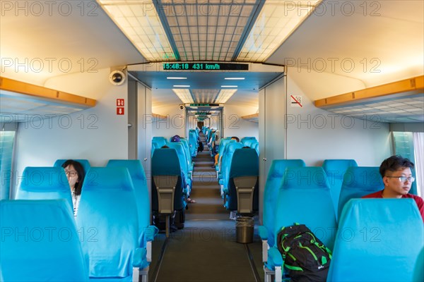 Shanghai Transrapid Maglev maglev train traffic interior