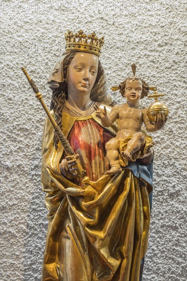 Virgin Mary figure with baby Jesus