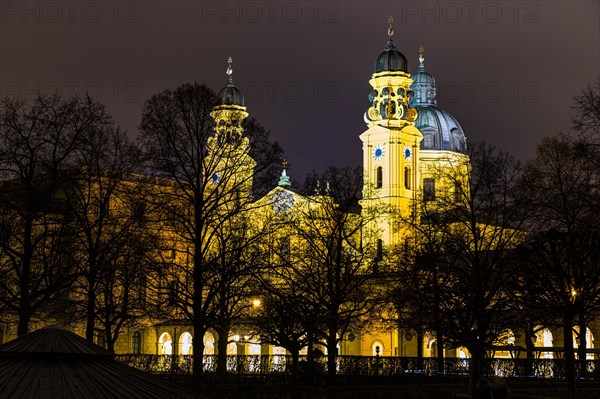 Theatinerkirche at night