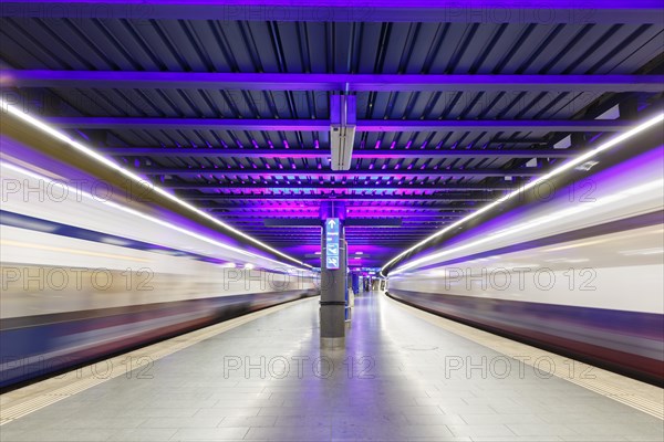 SBB InterCity trains at Zurich Airport