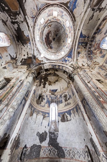 Ceiling of Tigran Honents Church in Ani is a ruined medieval Armenian town