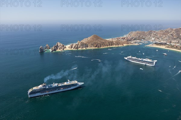 Cruise ship off Cabo San Lucas