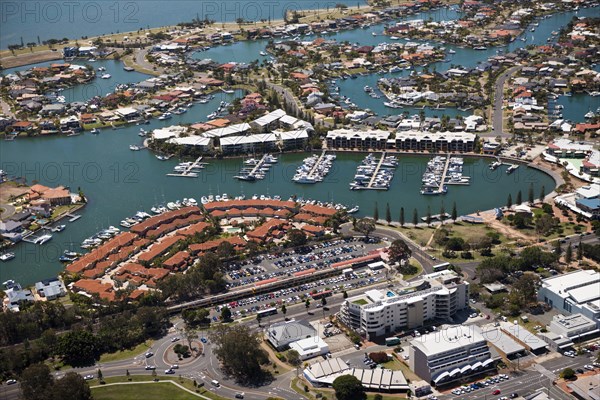 Aerial view of Raby Bay