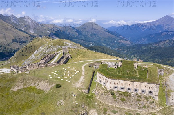Aerial view Fort Central at an altitude of 1926 meters