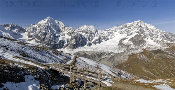 Ortler group with Koenigspitze