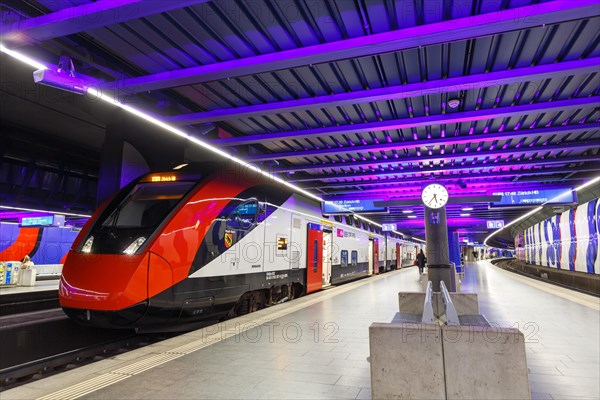 Bombardier SBB Twindexx Vario InterRegio train at Zurich Airport