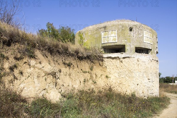 Military bunker on the beach of Obzor