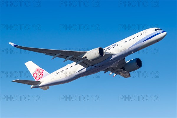 A China Airlines Airbus A350-900 with registration number B-18906 at Frankfurt Airport