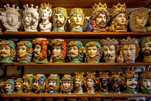 Ceramic heads and decorations