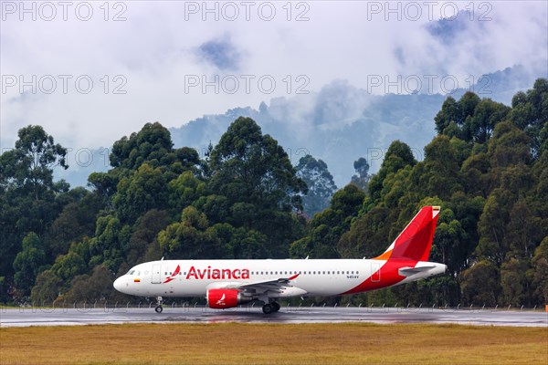 An Avianca Airbus A320 aircraft with registration N451AV at Medellin Rionegro Airport