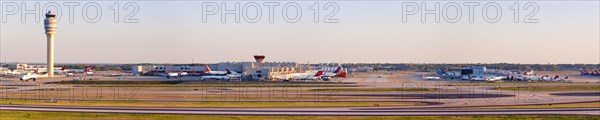 Terminals of Hartsfield-Jackson Airport Atlanta