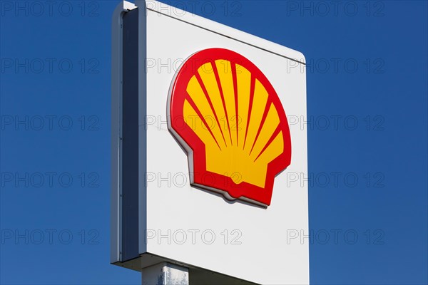 Shell logo symbol sign gas station petrol in Germany