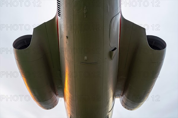 Jet engines of a Tupolev 134