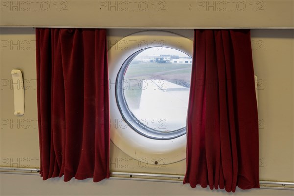 Porthole of a Tupolev 134