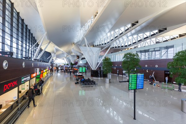 Terminal of Gdansk Lech Walesa Airport Gdansk