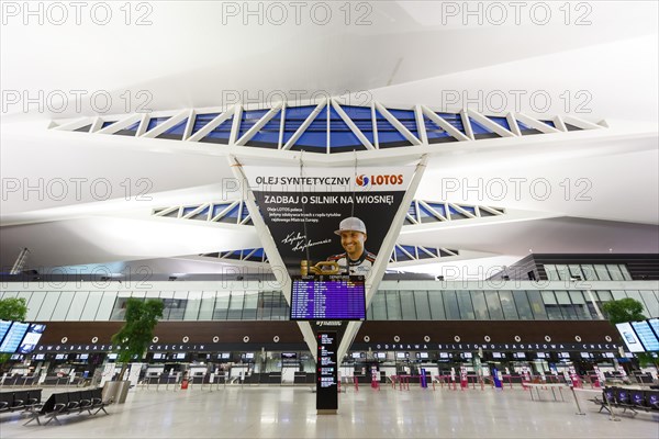 Terminal of Gdansk Lech Walesa Airport Gdansk