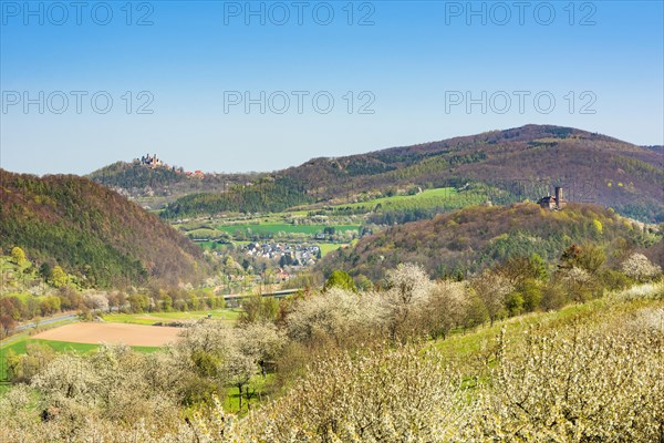 View of the two castles