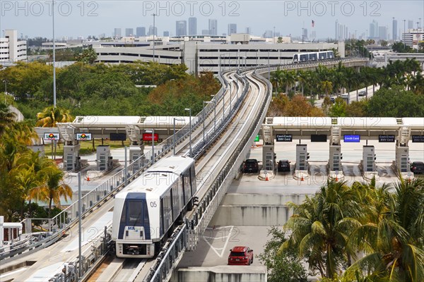 MIA People Mover at Miami Airport