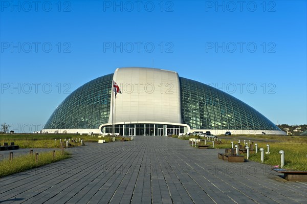 The former building of the Georgian Parliament in Kutaissi