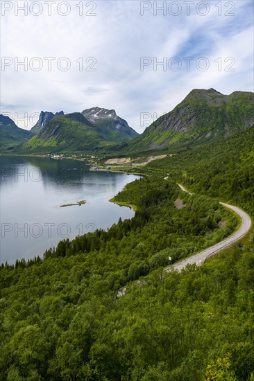 View from Bergsbotn viewing platform