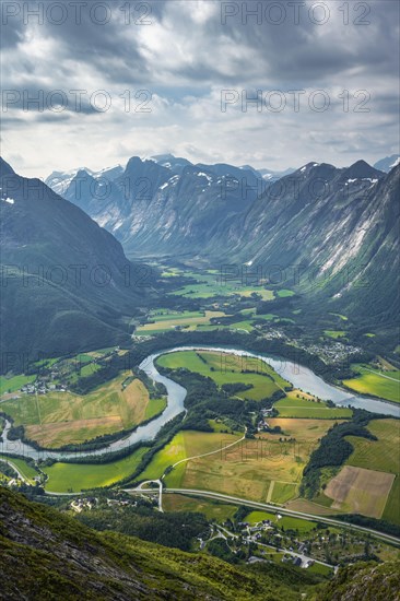 View from the hike Romsdalseggen