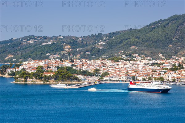 Island travel sea vacation mediterranean sea travel in Skiathos