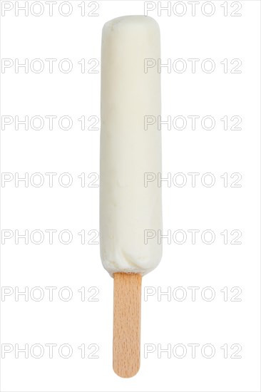 Popsicle milk ice cream summer isolated cropped on a white background