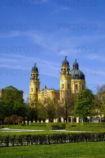 Hofgarten and Theatine Church