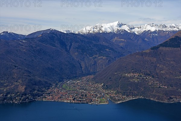 View of Cannobio from Monte Borgna