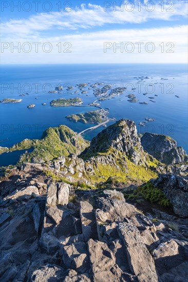 Small rocky islands in the sea