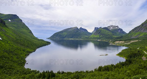 View from Bergsbotn viewing platform