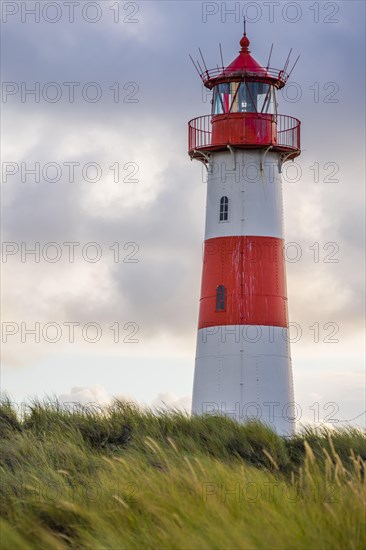 Red-white lighthouse List-Ost in the dunes