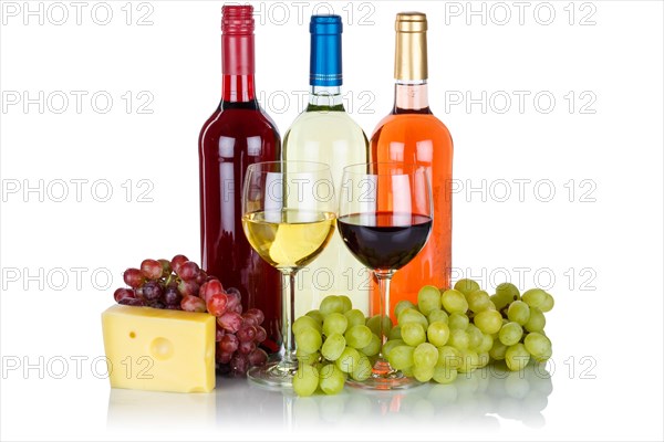 Wine cheese wines white wine white wine red wine rose grapes grapes isolated exempted exempted