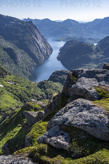 Mountains and sea