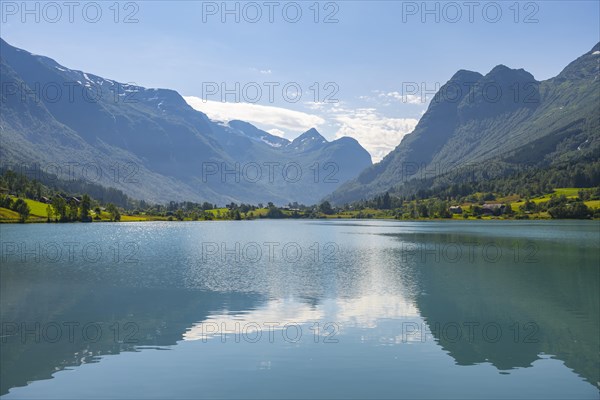 Lake Oldevatnet with Bergen