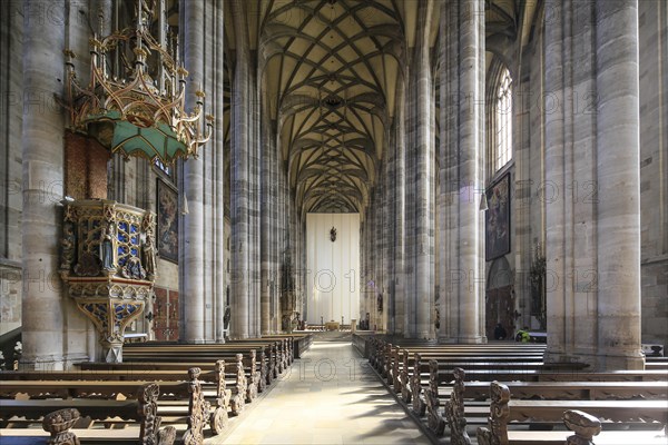 Interior with pulpit