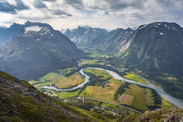 View from the hike Romsdalseggen