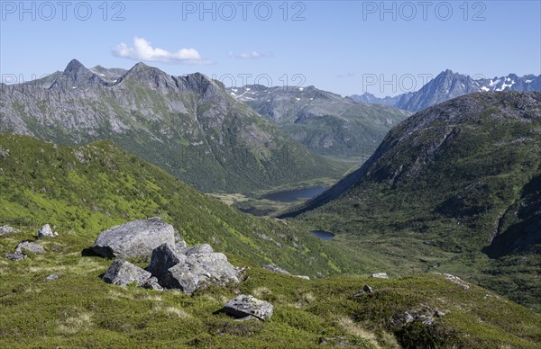 View of mountains and landscape
