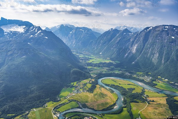 View from the hike Romsdalseggen