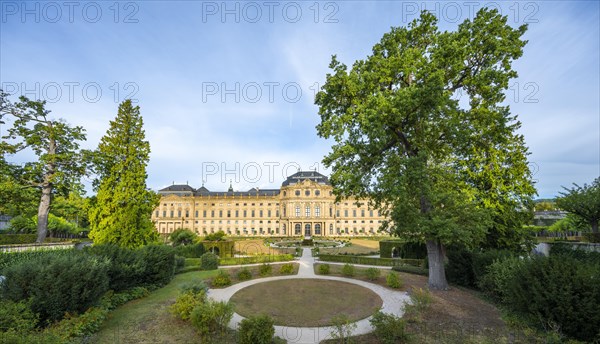 Court Garden with Residence Palace