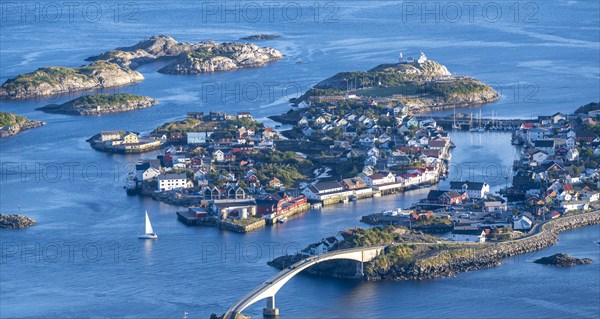 Bridges connecting numerous small rocky islands