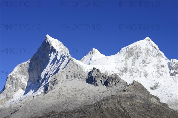 Mountain massif of Nevado Huandoy