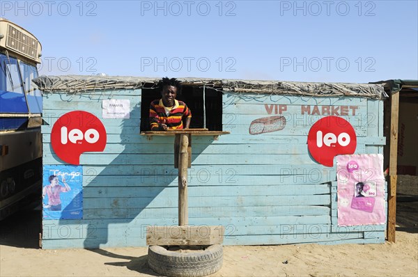 Vendor in a market. Mondesa - Namibia