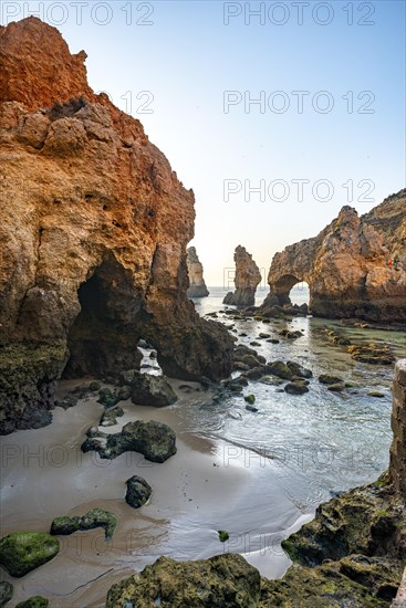 Rock formations in the sea