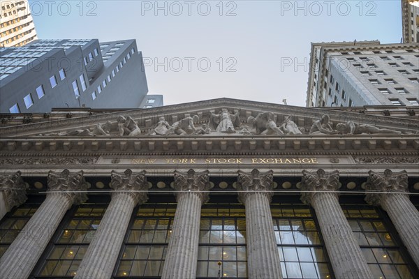 Gebaeude der New Yorker Boerse