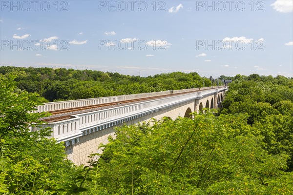 View of the Neisse Viaduct in the direction of Poland