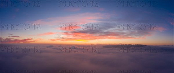 Aerial view over the Aargau Jura